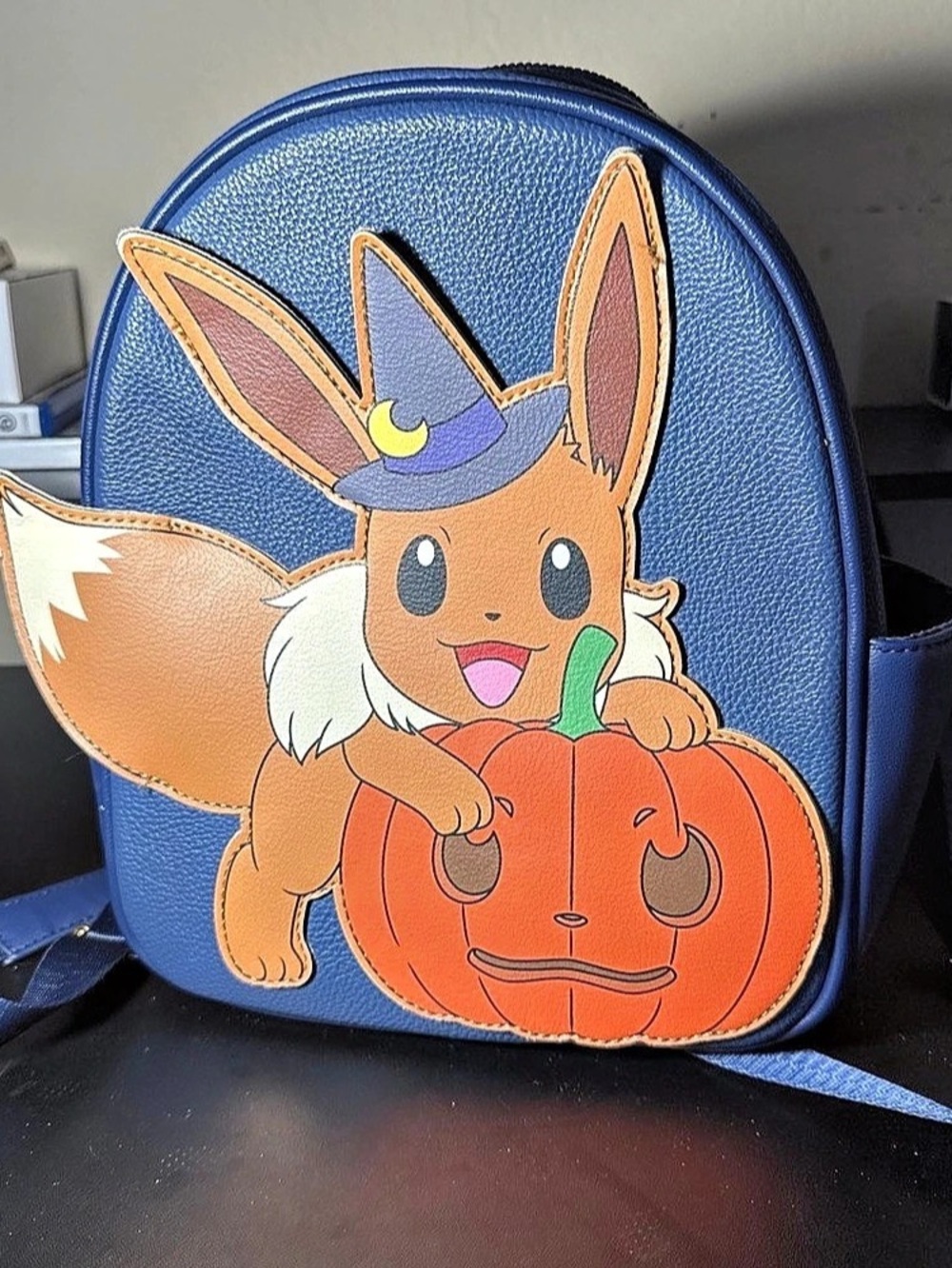 Bioworld Pokémon Eevee Halloween Mini Backpack Blue & Orange